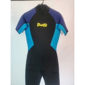 GoldFin Men's Shorty Wetsuit   Back Zip. Short  Sleeve. Size Medium New w/tags